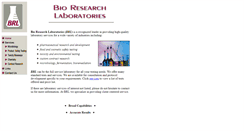 Desktop Screenshot of bioresearch.com