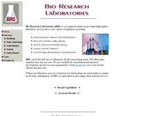 Tablet Screenshot of bioresearch.com